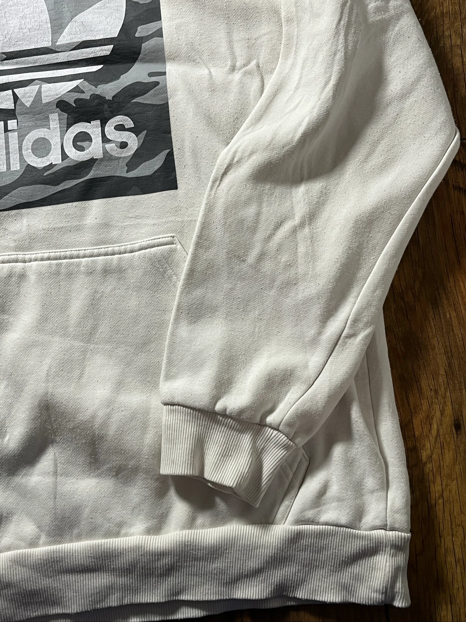 Hoodie Originals wit kangoeroezak - Adidas - maat L - mooie staat – photo 7